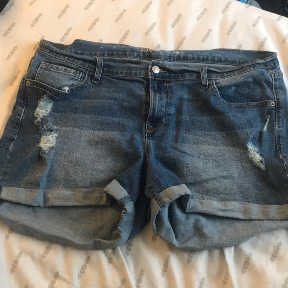 Old Navy ripped boyfriend shorts
